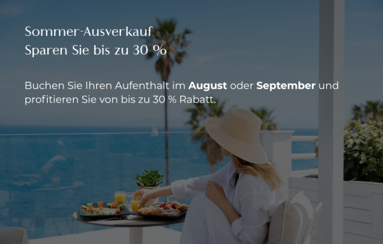 Sonderangebot für den Sommer – Bis zu 30 % sparen